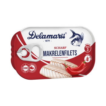 Delamaris Makrelenfilets Scharf, 125 Gramm